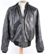 PETER WYNGARDE ESTATE - BLACK LEATHER JACKET