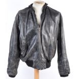 PETER WYNGARDE ESTATE - BLACK LEATHER JACKET