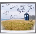 DOCTOR WHO - LARGE AUTOGRAPHED 12X14" PHOTOGRAPH