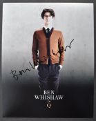 JAMES BOND - BEN WISHAW (Q) - SIGNED 8X10" COLOUR