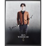 JAMES BOND - BEN WISHAW (Q) - SIGNED 8X10" COLOUR