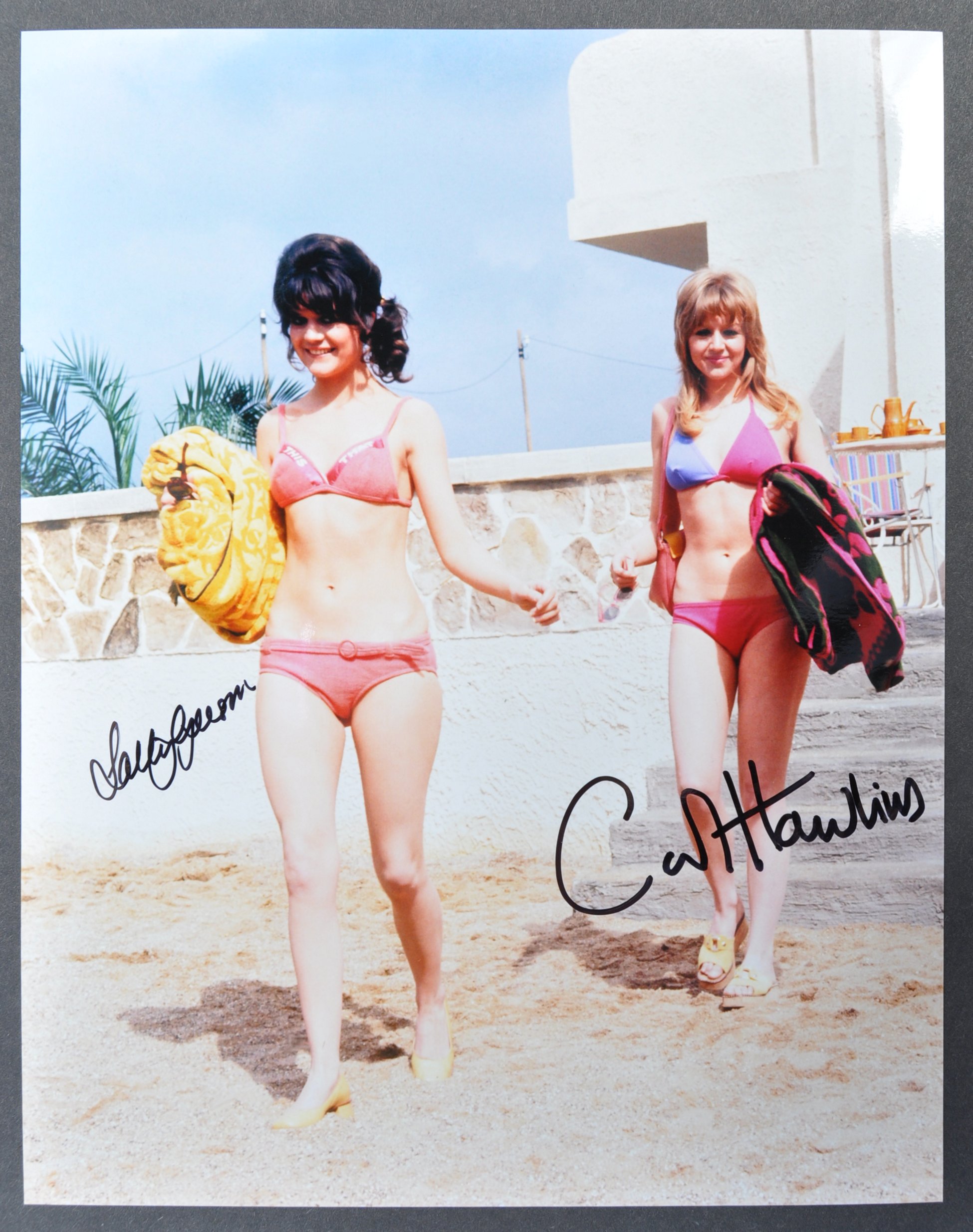 CARRY ON FILMS – CARRY ON ABROAD – AUTOGRAPHED 8X1