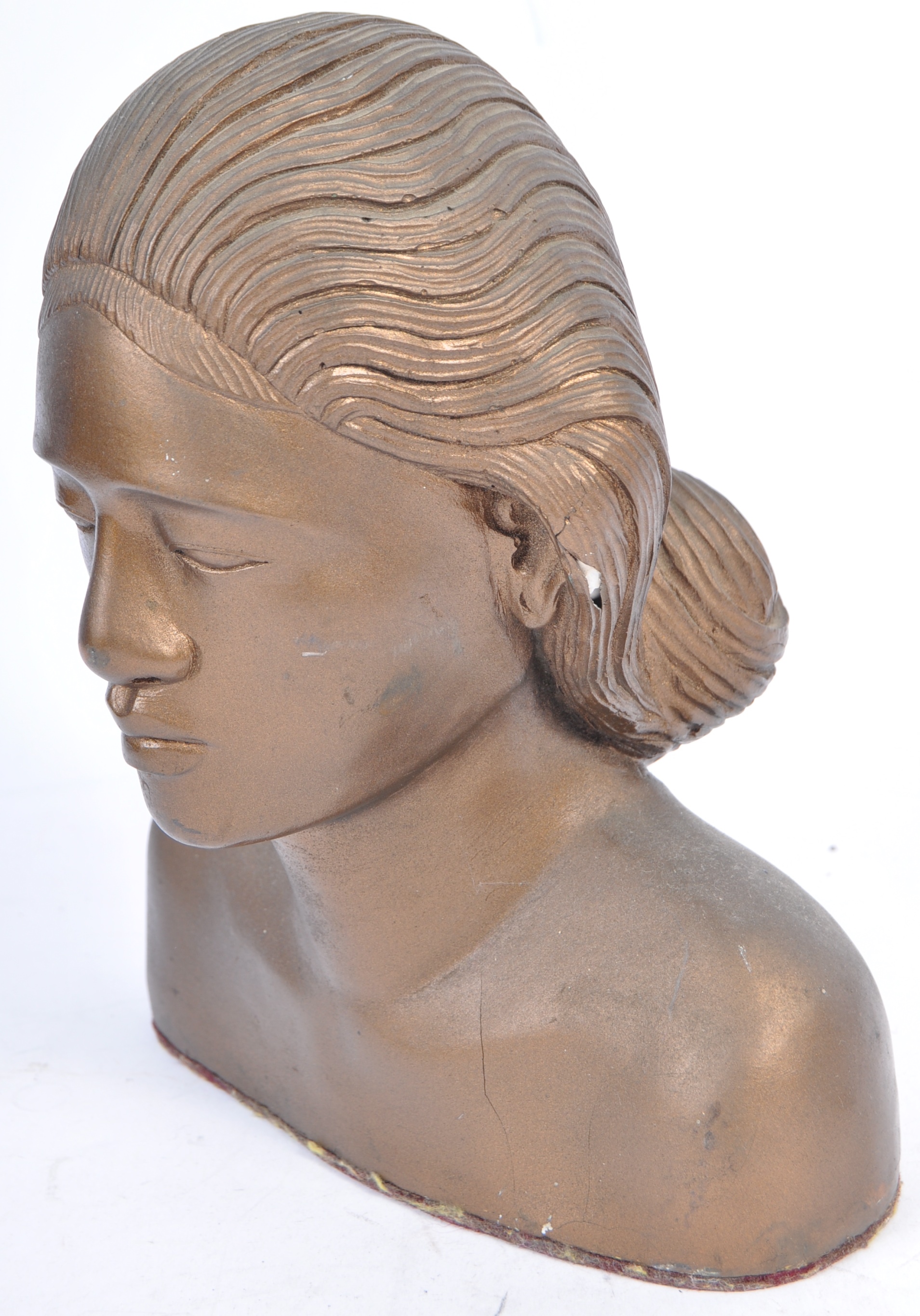 PETER WYNGARDE ESTATE - PLASTER BUST OF AN AFRICAN - Image 2 of 3