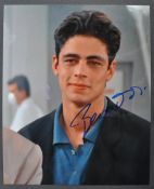 JAMES BOND - RARE BENICIO DEL TORO AUTOGRAPHED 8X1