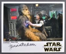 STAR WARS FORCE AWAKENS - HARRIET WALTER SIGNED PH