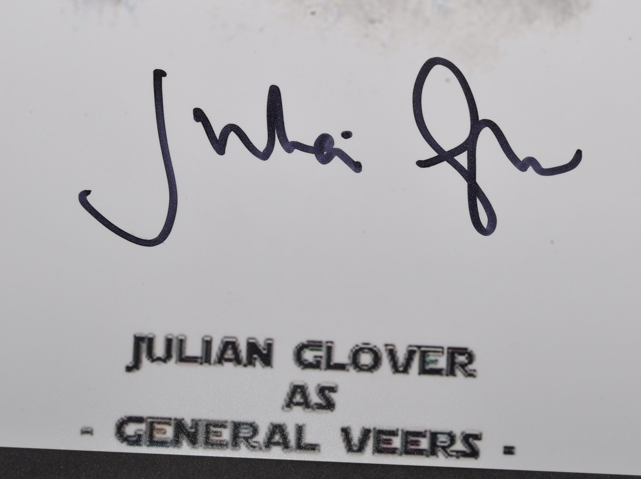 STAR WARS - JULIAN GLOVER AUTOGRAPHED PHOTOGRAPH - Image 2 of 2