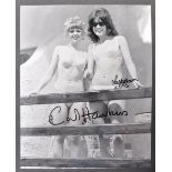 CARRY ON ABROAD - 1972 - DUAL AUTOGRAPHED PHOTOGRA