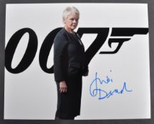 DAME JUDI DENCH - JAMES BOND 007 - SIGNED PHOTOGRA