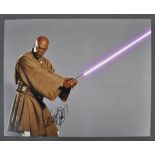 STAR WARS - SAMUEL L JACKSON AUTOGRAPHED MACE WIND