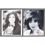 ANGELA GRANT COLLECTION - TWO SIGNED PHOTOGRAPHS