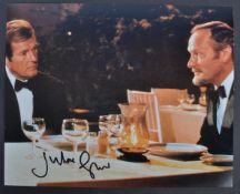 JAMES BOND 007 - JULIAN GLOVER AUTOGRAPHED PHOTOGRAPH