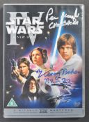 STAR WARS - PETER MAYHEW & KENNY BAKER - RARE SIGNED DVD