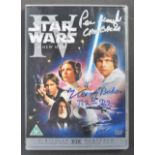 STAR WARS - PETER MAYHEW & KENNY BAKER - RARE SIGNED DVD