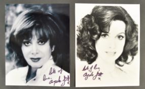 ANGELA GRANT COLLECTION - TWO SIGNED PHOTOGRAPHS