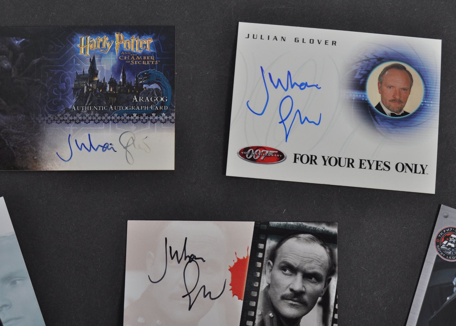 JULIAN GLOVER - COLLECTION OF ASSORTED AUTOGRAPHED - Bild 2 aus 3