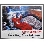 CARRY ON SCREAMING - FENELLA FIELDING - SIGNED 8X1