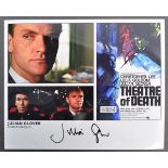 THEATRE OF DEATH - HORROR - JULIAN GLOVER SIGNED PHOTOGRAPH