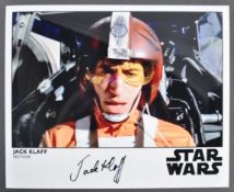 STAR WARS - JACK KLAFF - RED FOUR - SIGNED PHOTOGR