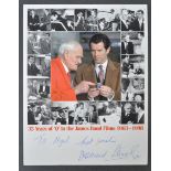 JAMES BOND - DESMOND LLEWELYN - AUTOGRAPHED PHOTOGRAPH