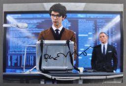 JAMES BOND - BEN WISHAW (Q) - SIGNED 8X10" COLOUR