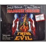 HAMMER HORROR - TWINS OF EVIL - DUAL SIGNED PHOTOG