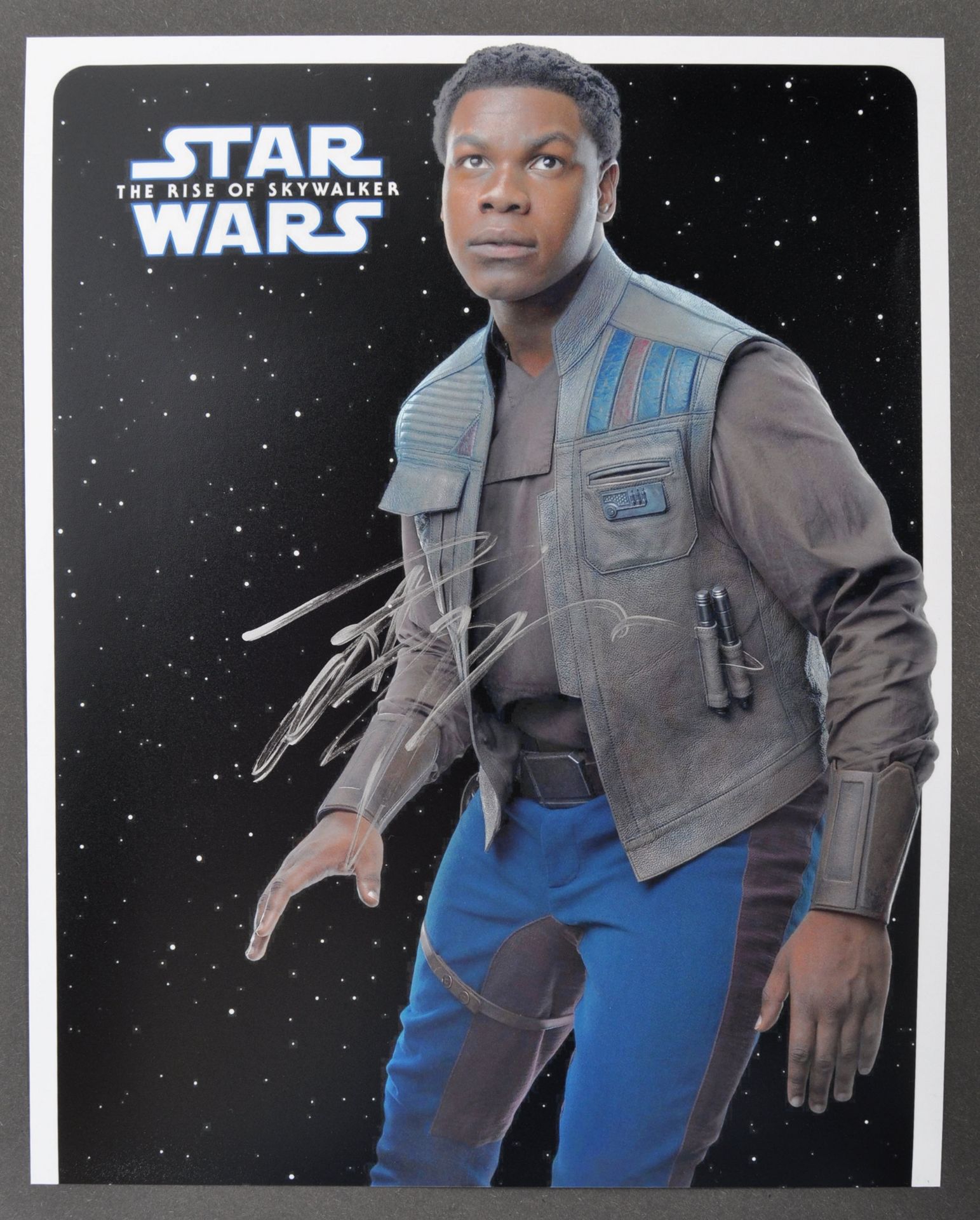 STAR WARS - JOHN BOYEGA - SIGNED 10X8" PHOTOGRAPH