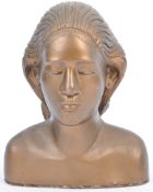 PETER WYNGARDE ESTATE - PLASTER BUST OF AN AFRICAN