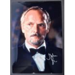 JAMES BOND - JULIAN GLOVER AUTOGRAPHED 8X12" PHOTO