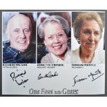 ONE FOOT IN THE GRAVE - MULTI-SIGNED CAST PHOTOGRA