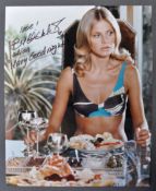 JAMES BOND - BRITT EKLAND - RARE SIGNED 8X10" COLO