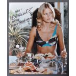 JAMES BOND - BRITT EKLAND - RARE SIGNED 8X10" COLO