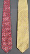 PETER WYNGARDE ESTATE - TWO NECK TIES FROM PETER'S
