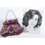 ANGELA GRANT COLLECTION - VINTAGE SEQUINED PURSE &