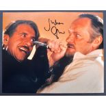 JAMES BOND 007 - JULIAN GLOVER AUTOGRAPHED PHOTOGRAPH