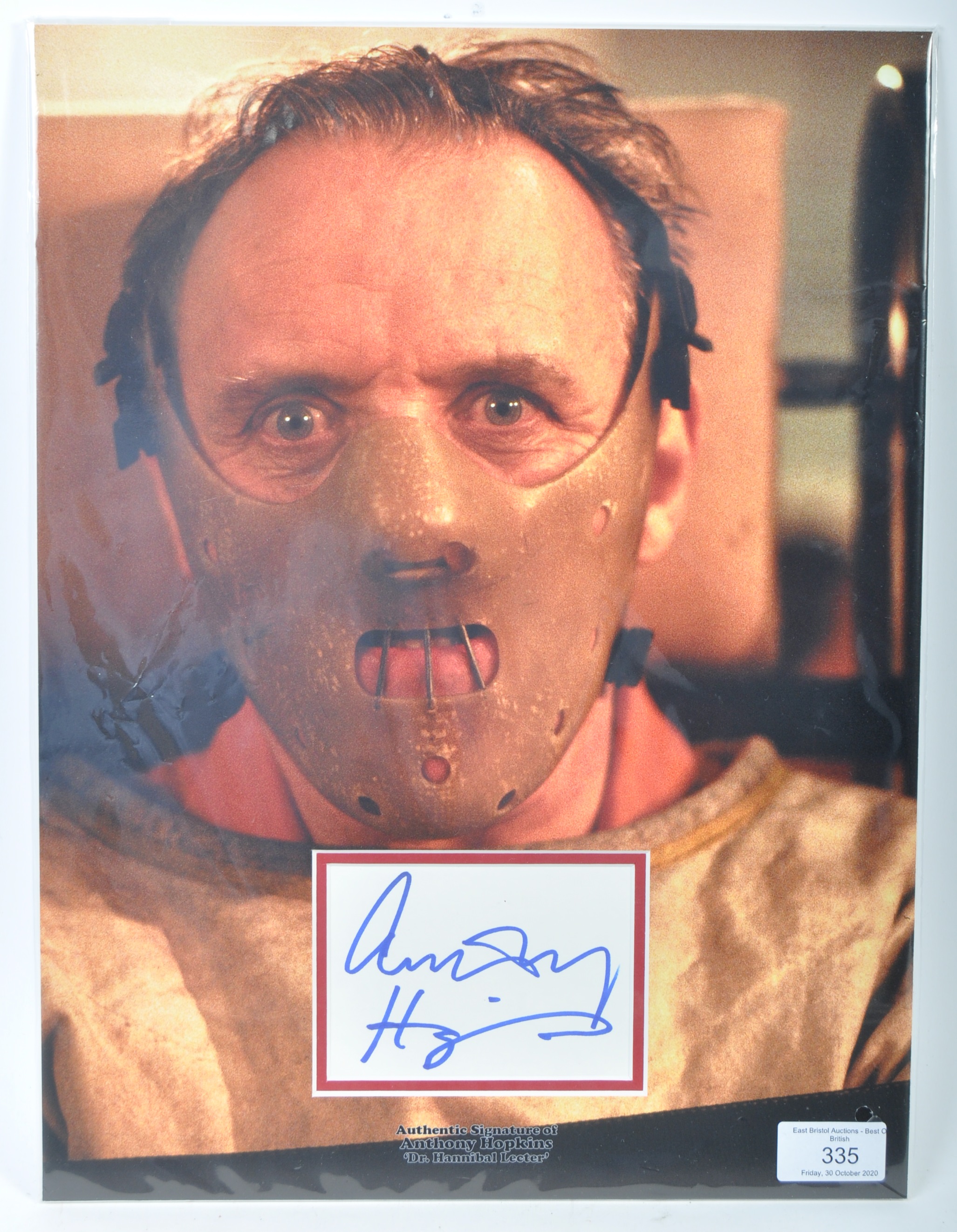 ANTHONY HOPKINS - SILENCE OF THE LAMBS - IMPRESSIVE AUTOGRAPH
