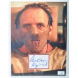 ANTHONY HOPKINS - SILENCE OF THE LAMBS - IMPRESSIVE AUTOGRAPH