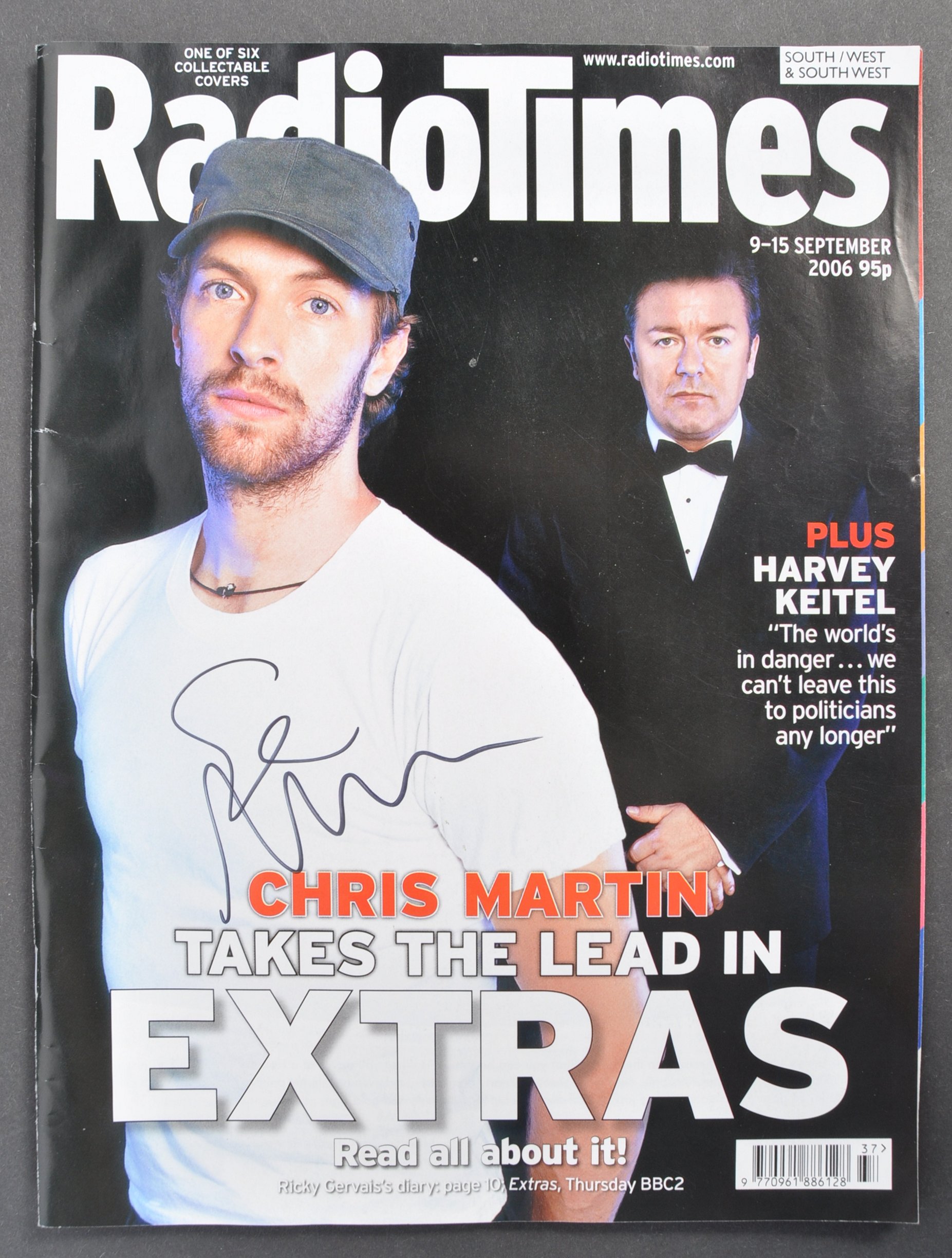 STEPHEN MERCHANT COLLECTION - EXTRAS - SIGNED RADIO TIMES