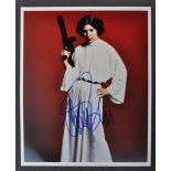 CARRIE FISHER - STAR WARS - INCREDIBLE AUTOGRAPHED 8X10" PHOTO