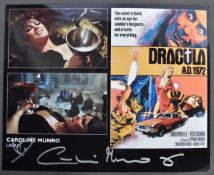 HAMMER HORROR - CAROLINE MUNRO - DRACULA 1972 SIGN