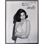 FROM THE COLLECTION OF VALERIE LEON - SIGNED B/W P