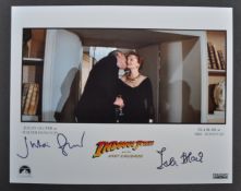 INDIANA JONES & THE LAST CRUSADE - DUAL SIGNED PHO