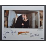 INDIANA JONES & THE LAST CRUSADE - DUAL SIGNED PHO