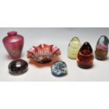 STUDIO ART GLASS PAPERWEIGHTS