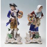 ANTIQUE NAPLES HUNTER FIGURINES