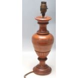 NEO CLASSICAL STYLE WOODEN URN SHAPED LAMP