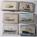 POSTCARD COLLECTION - SHIPPING LINES, SHIPS & LINERS