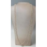 SILVER BELCHER LINK LONG GUARD CHAIN