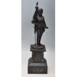 LATE VICTORIAN 19TH CENTURY CONTINENTAL BRONZE FIGURINE