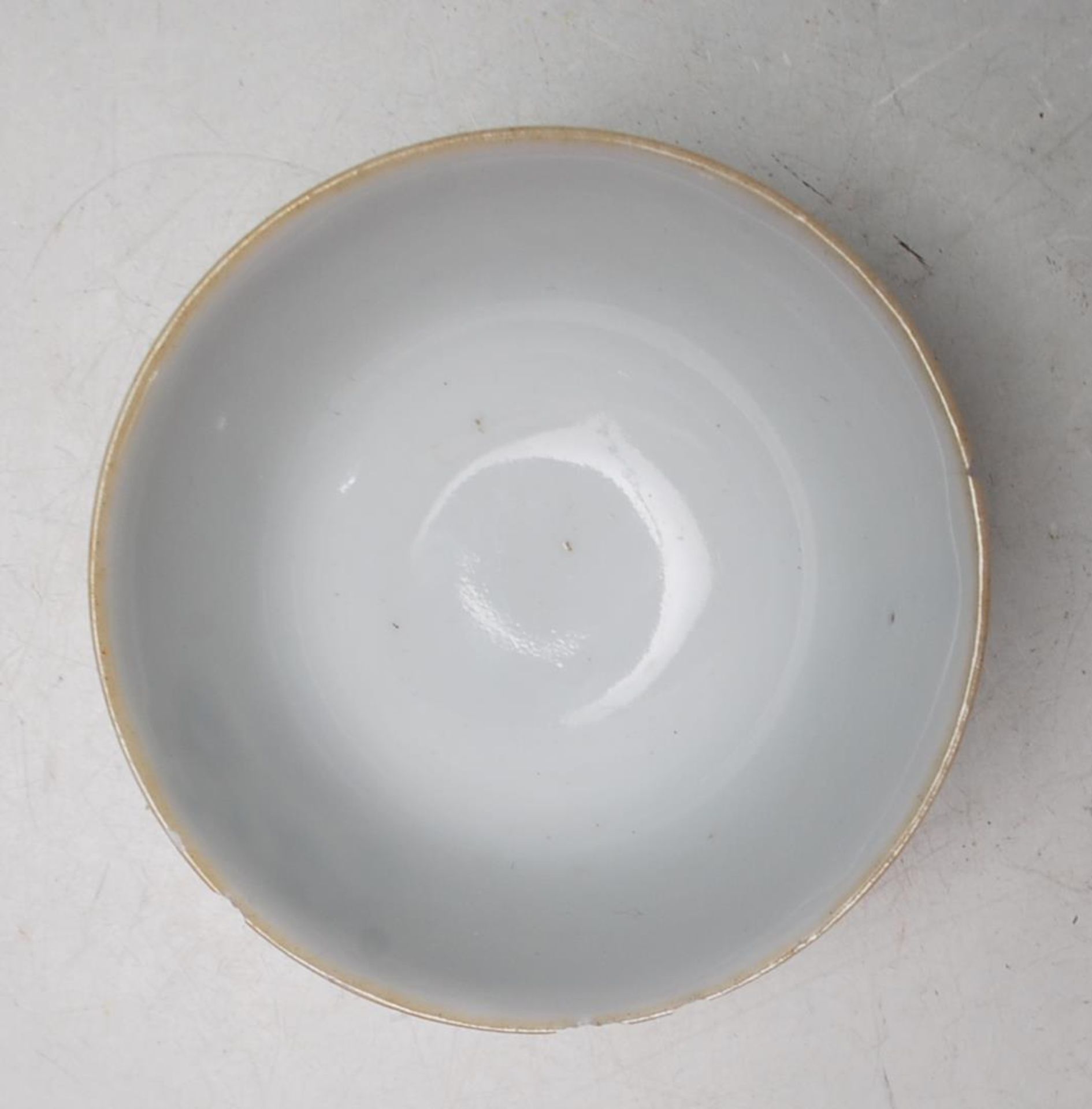 ANTIQUE EARLY 18TH CENTURY CHINESE QIANLONG PERIOD PORCELAIN TEA BOWL - Bild 5 aus 6