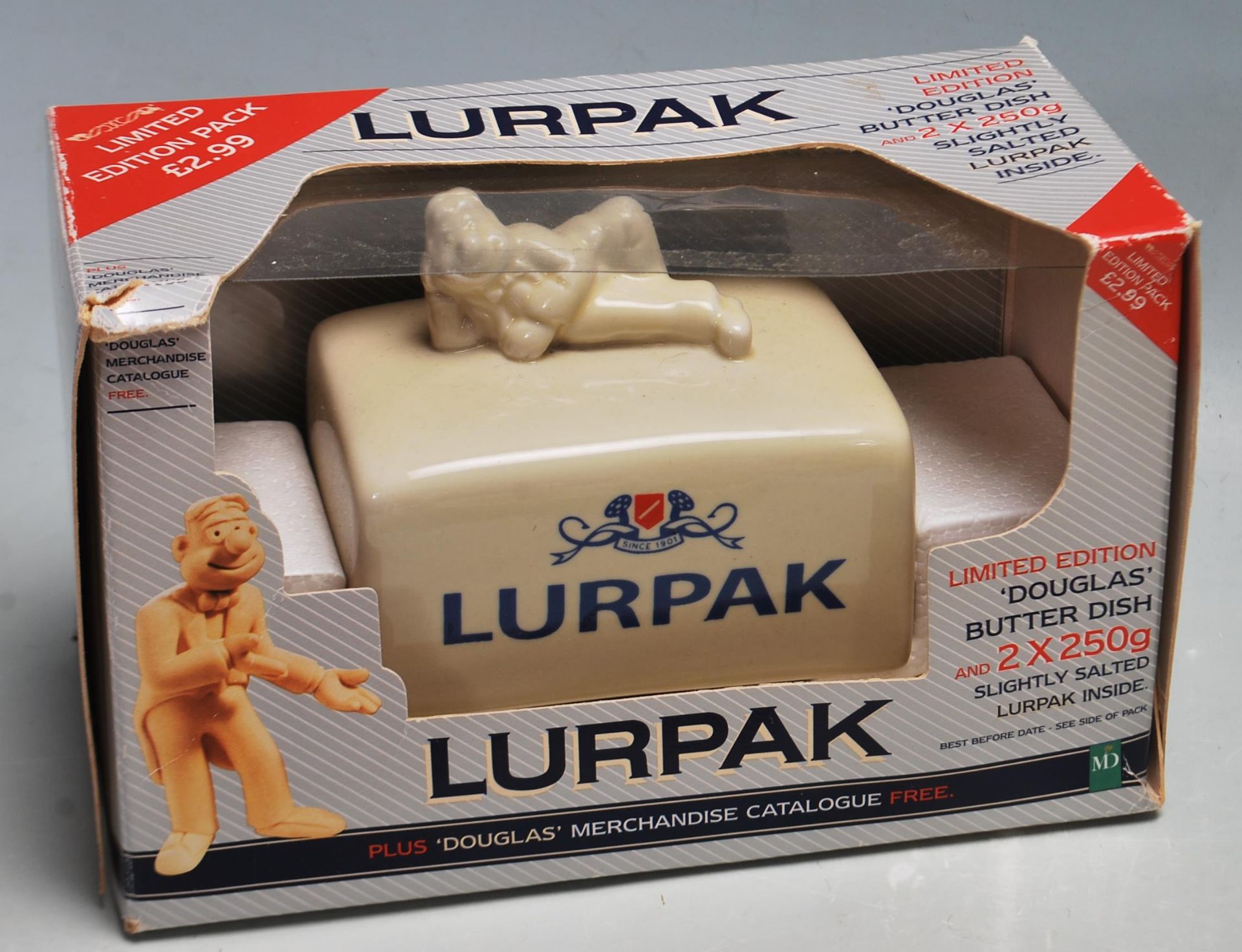 VINTAGE 20TH CENTURY LIMITED EDITION LURPAK DOUGLAS BUTTER DISH - TAST RACK - EGG CUPS - Image 9 of 9